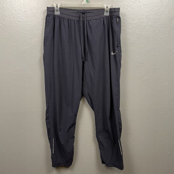 Nike Dri-Fit Epic woven purple gray Training Track Pants 928605-081 Men's Sz XL - Picture 1 of 9